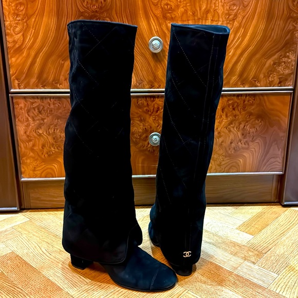 CHANEL Shoes - CHANEL pant effect boots